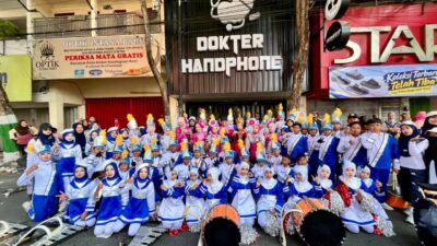 Gita Loka Giga Gemilang SDN Bugih 3 Pamekasan Pukau Ribuan Penonton di Festival Drumband